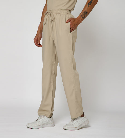 Healer's Line Men's Scrub Bottom (Beige) 4 Pockets