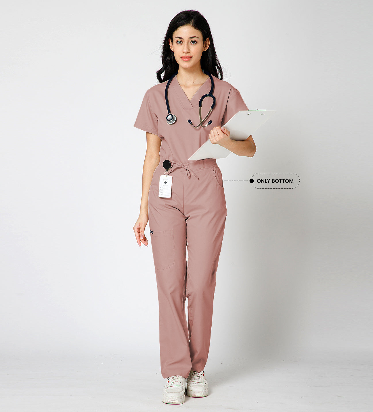 Healer's Line Women’s Scrub Bottom (Dark Peach) 4 Pockets