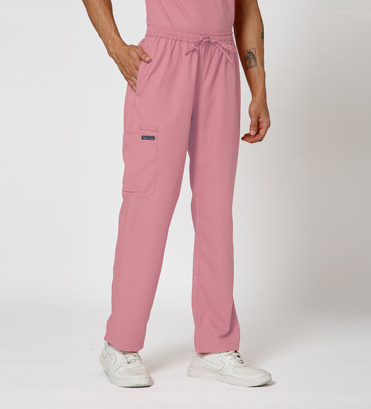 Healer's Line Men's Scrub Bottom (Dark Peach) 4 Pockets