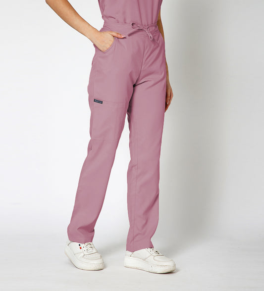 Healer's Line Women’s Scrub Bottom (Mauve) 4 Pockets