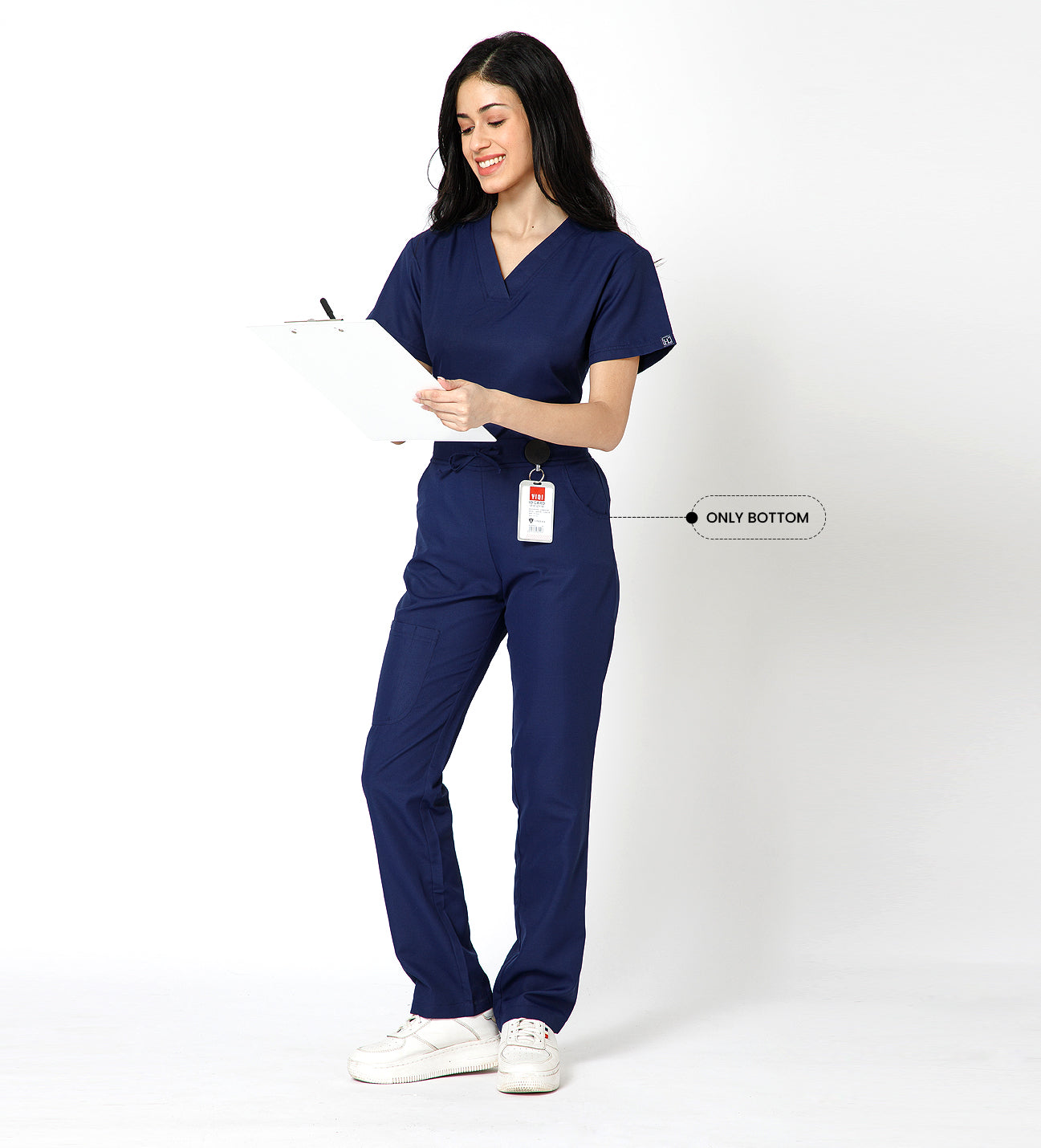 Healer's Line Women’s Scrub Bottom (Navy) 4 Pockets