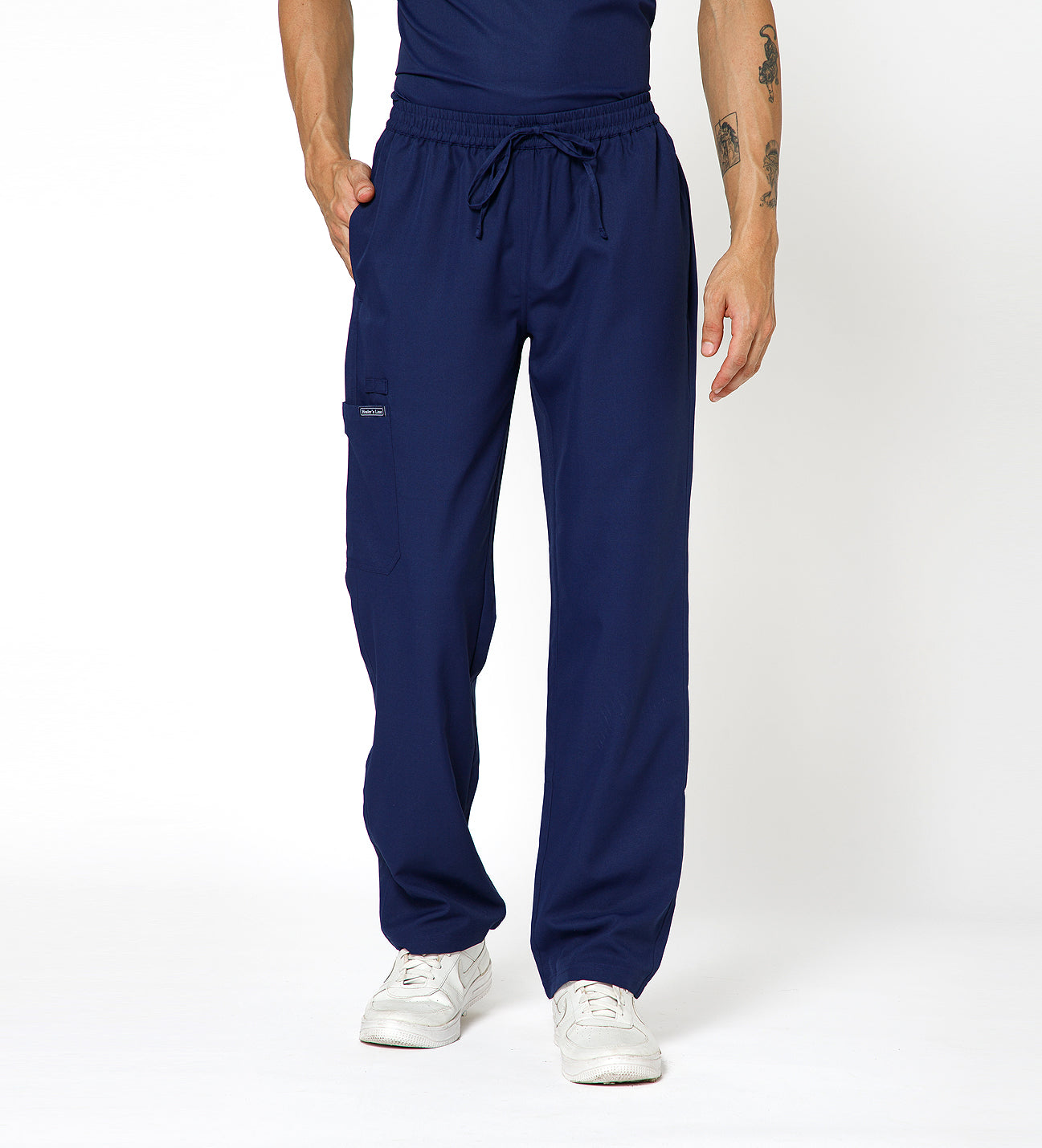 Healer's Line Men's Scrub Bottom (Navy) 4 Pockets