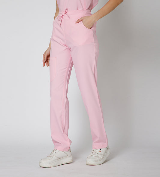 Healer's Line Women’s Scrub Bottom (Pink) 4 Pockets