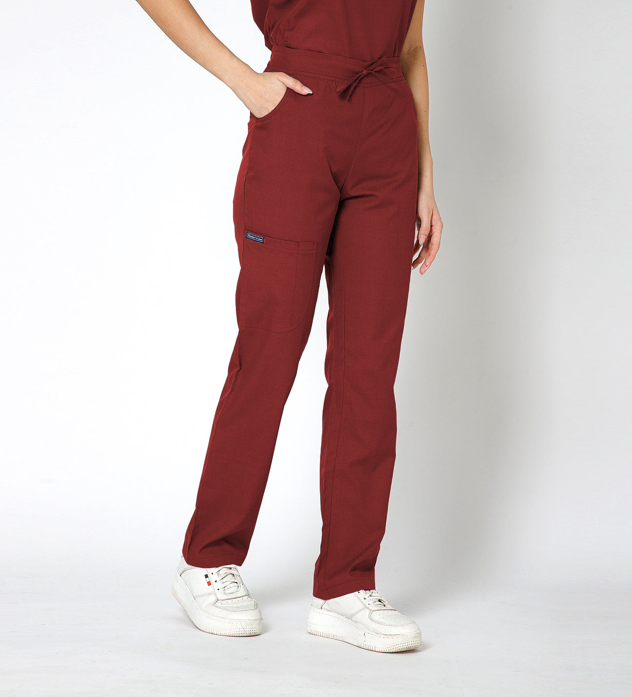 Healer's Line Women’s Scrub Bottom (Red) 4 Pockets