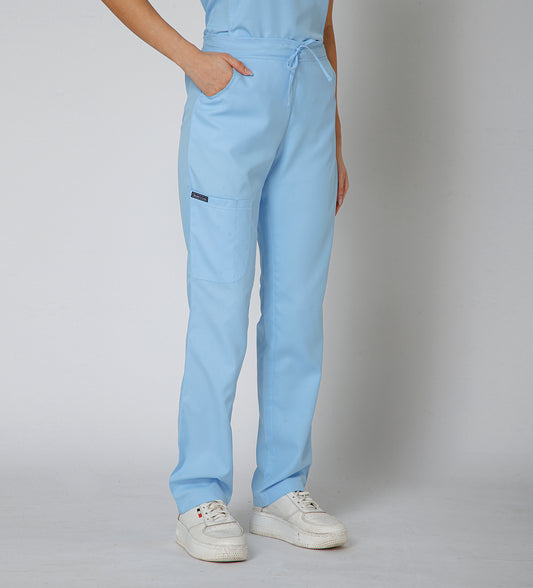 Healer's Line Women’s Scrub Bottom (Sky Blue) 4 Pockets