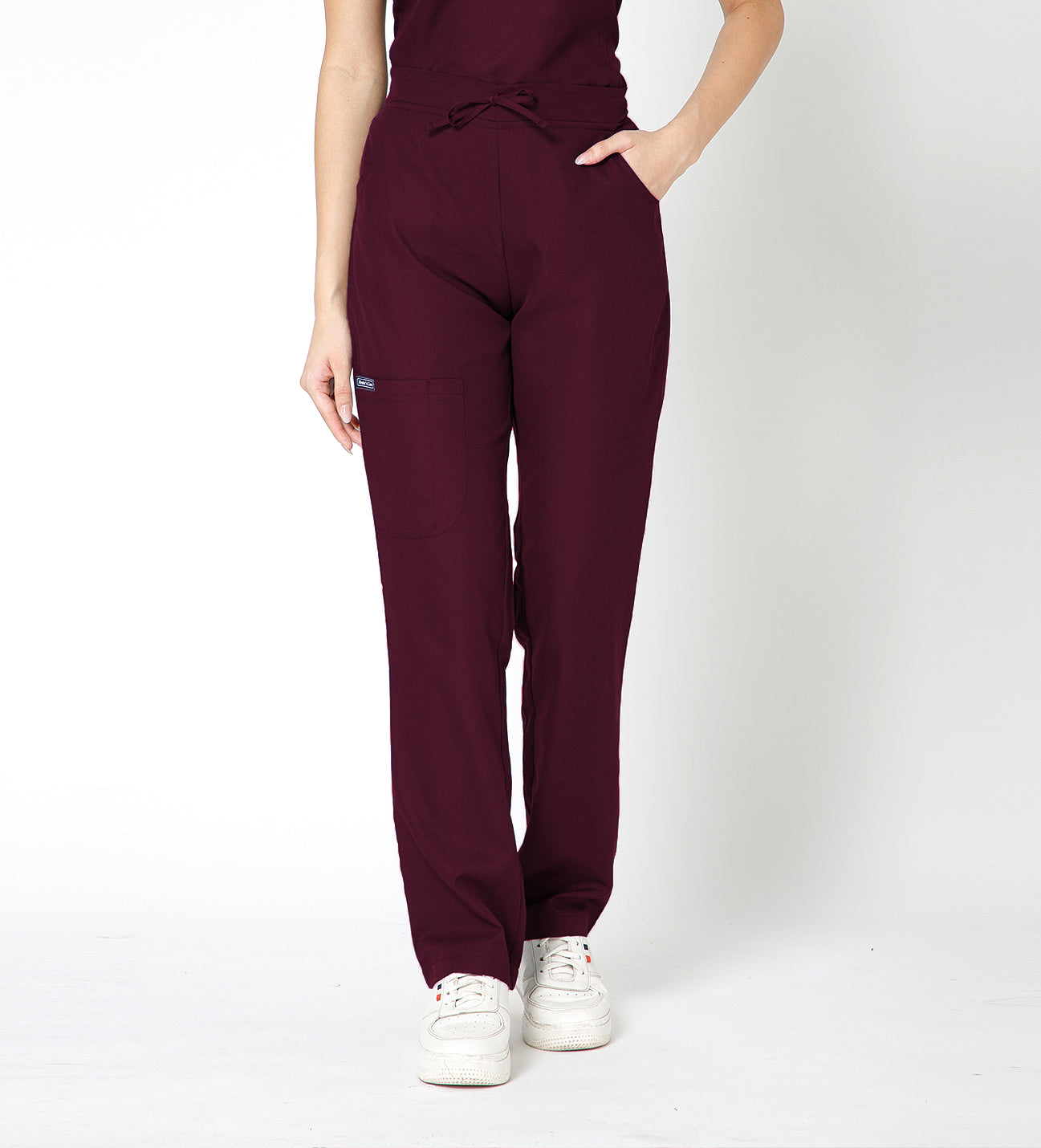 Healer's Line Women’s Scrub Bottom (Wine) 4 Pockets
