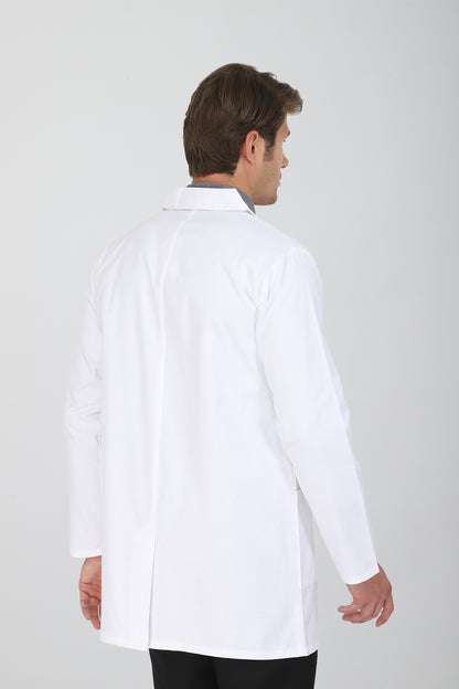Men's Lab Coat Apron (Snap Closure) Full Sleeve - Length 34"