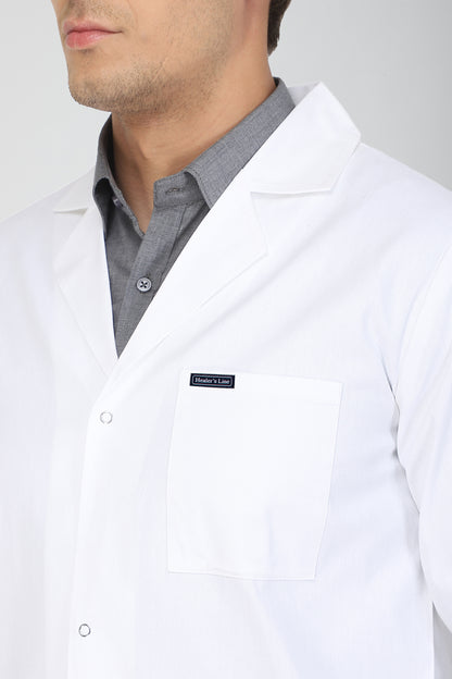Men's Lab Coat Apron (Snap Closure) Full Sleeve - Length 37"