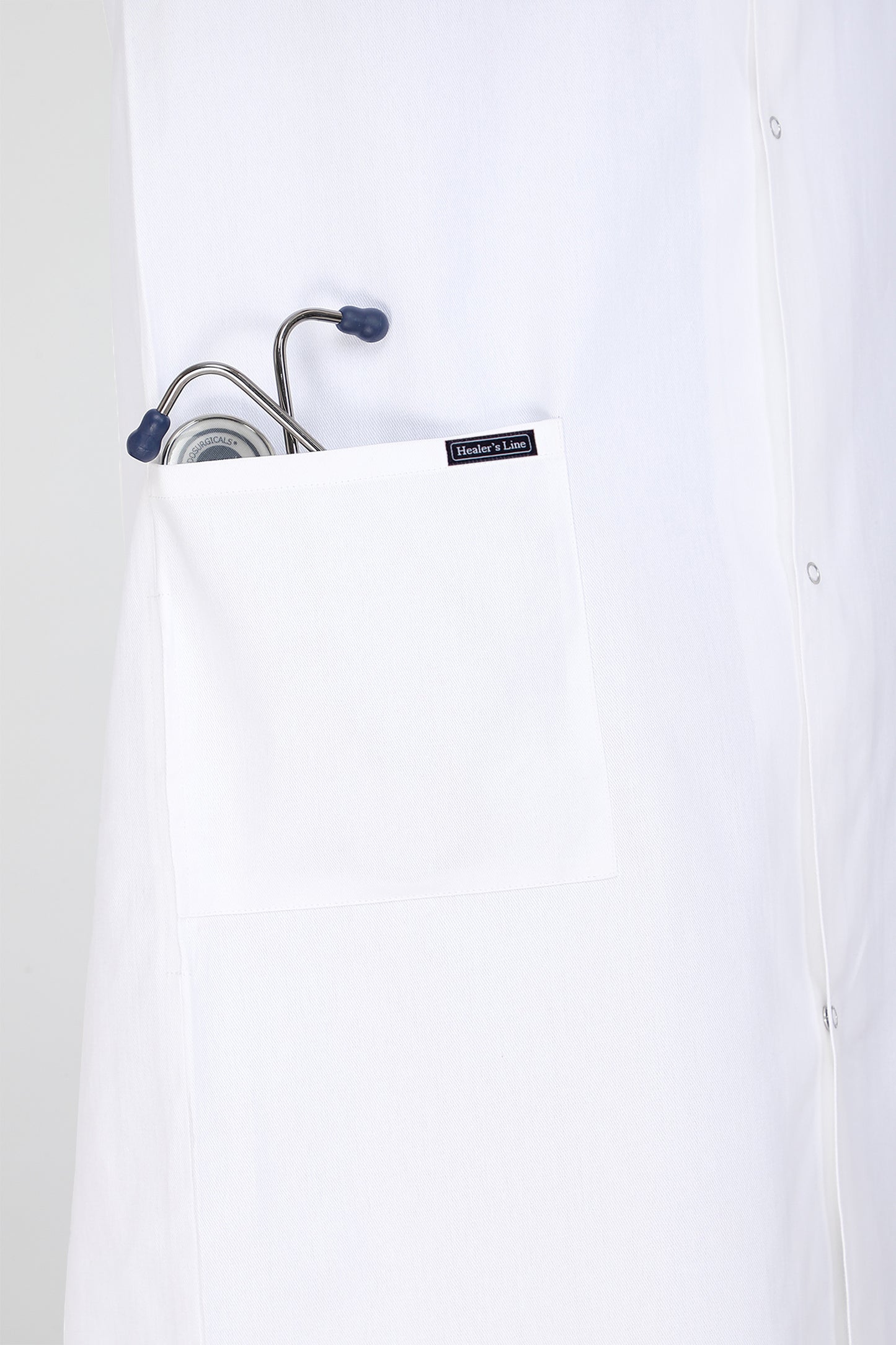 Men's Lab Coat Apron (Snap Closure) Full Sleeve - Length 41"