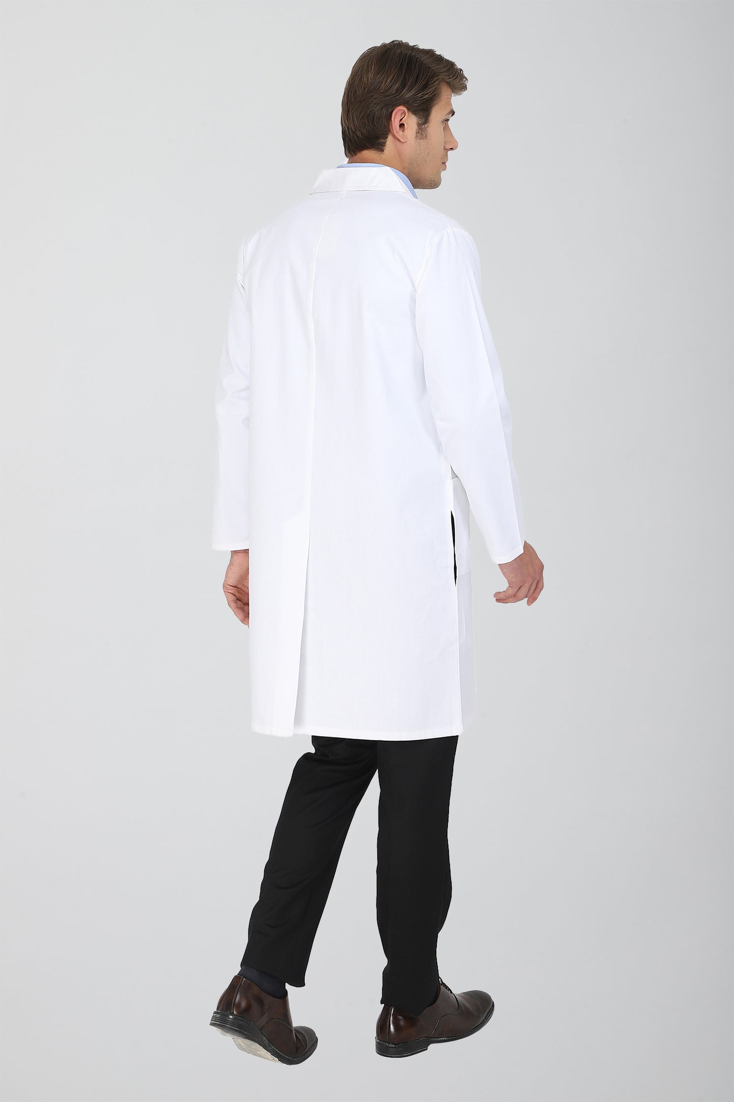 Men's Lab Coat Apron (Snap Closure) Full Sleeve - Length 41"
