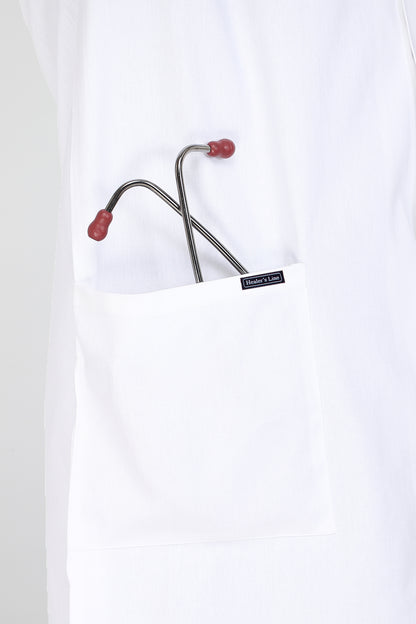 Men's Lab Coat Apron (Snap Closure) Half Sleeve - Length 37"