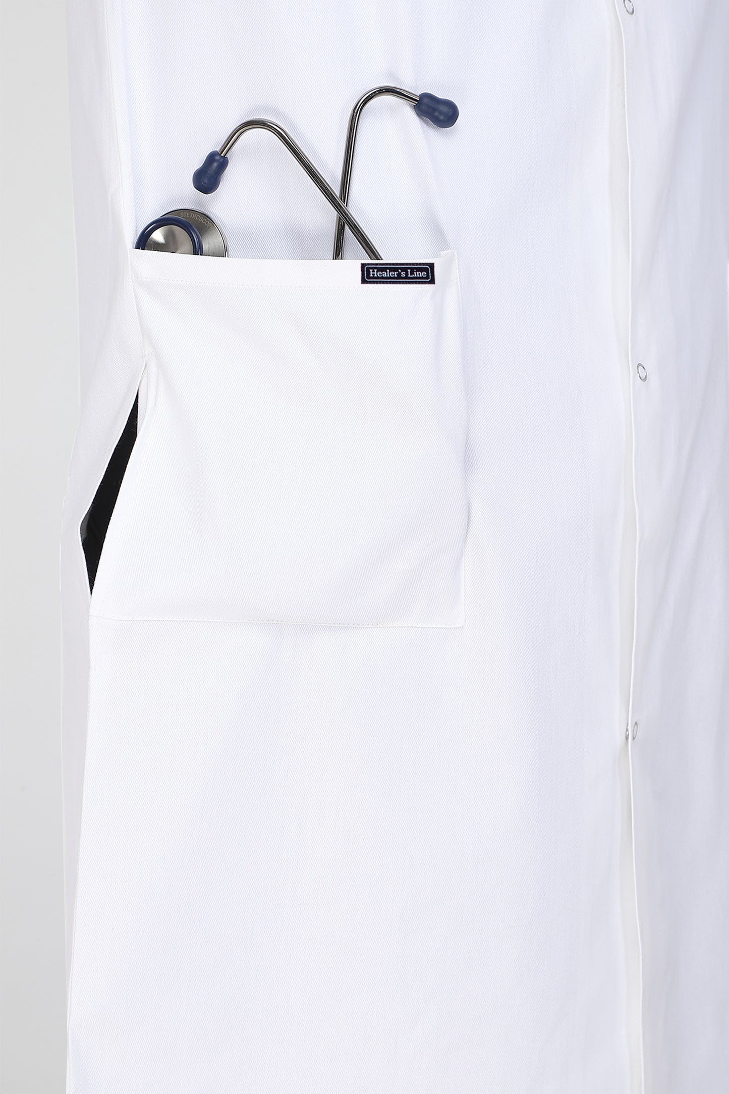 Men's Lab Coat Apron (Snap Closure) Half Sleeve - Length 41"