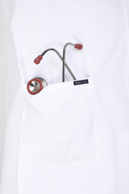 Men's Lab Coat Apron (Zipper Closure) Full Sleeve - Length 34"