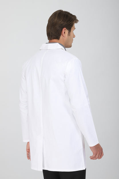 Men's Lab Coat Apron (Zipper Closure) Full Sleeve - Length 34"