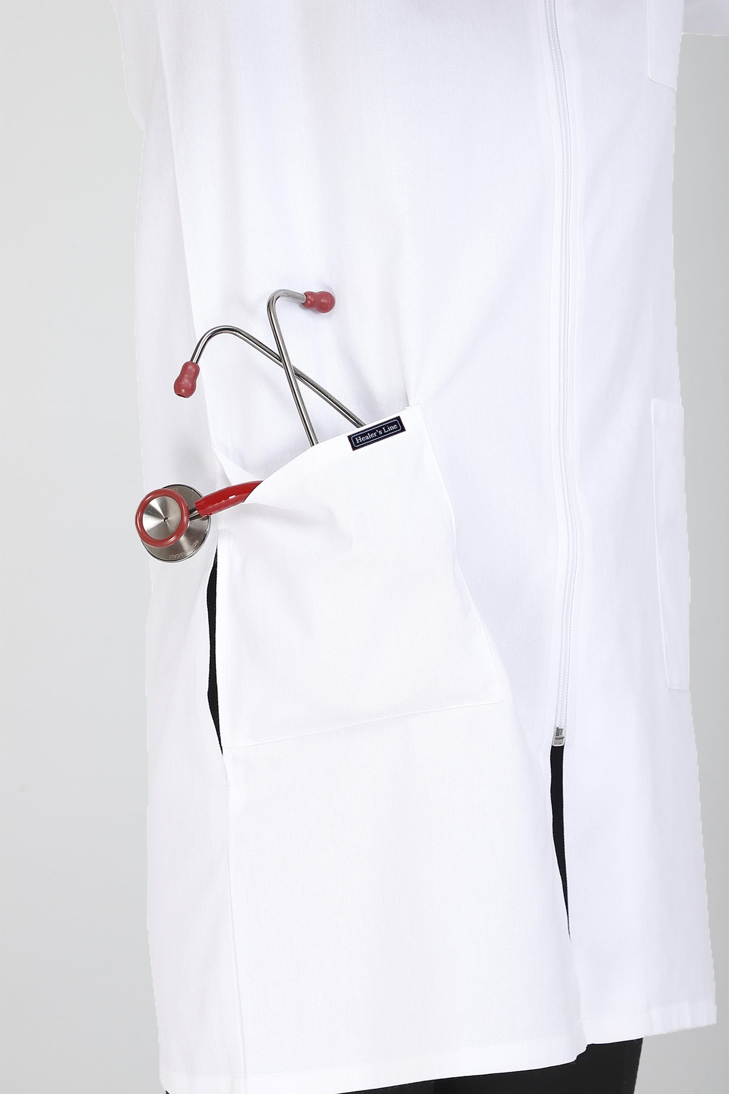 Men's Lab Coat Apron (Zipper Closure) Full Sleeve - Length 37"