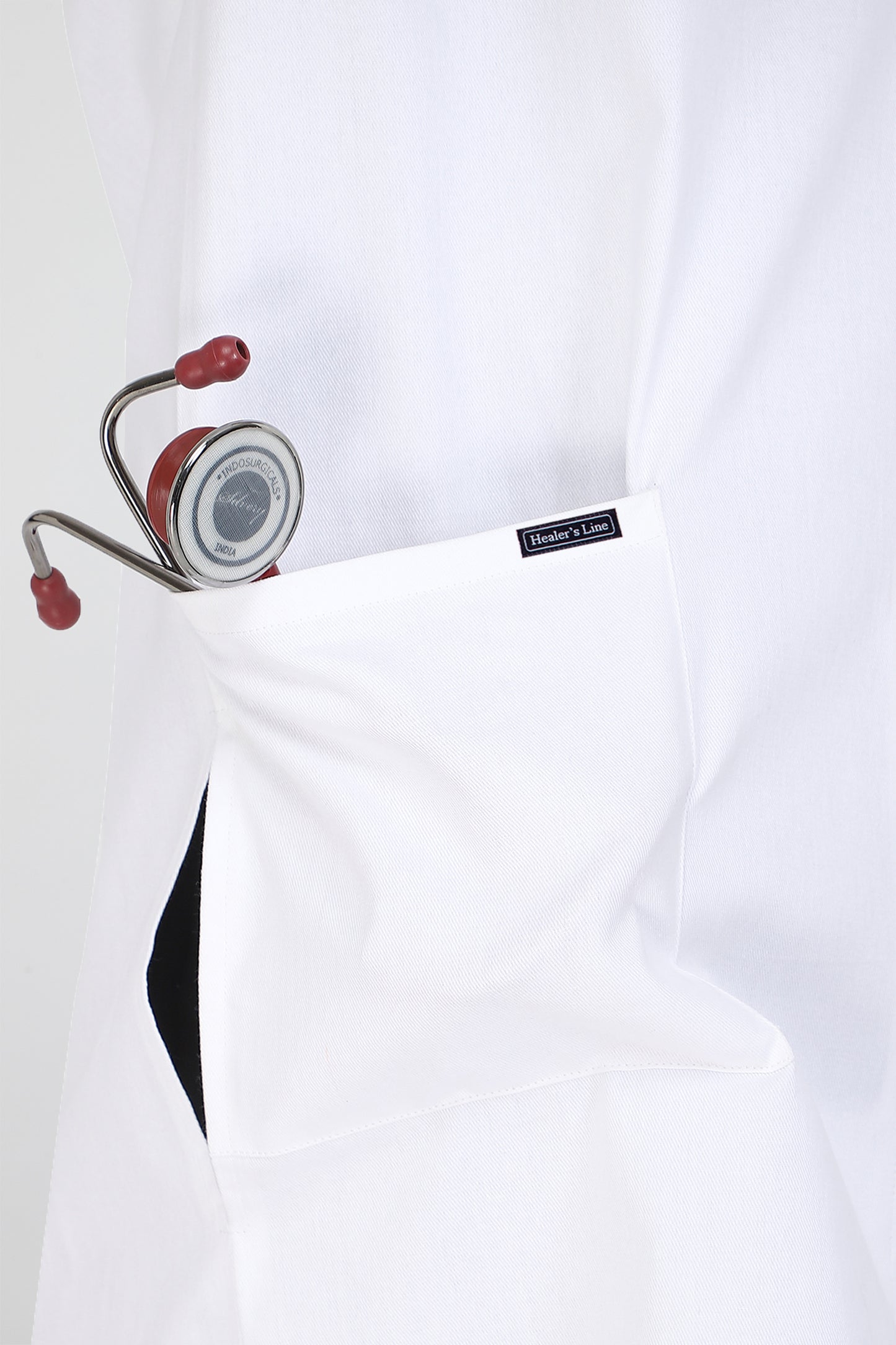 Men's Lab Coat Apron (Zipper Closure) Full Sleeve - Length 41"
