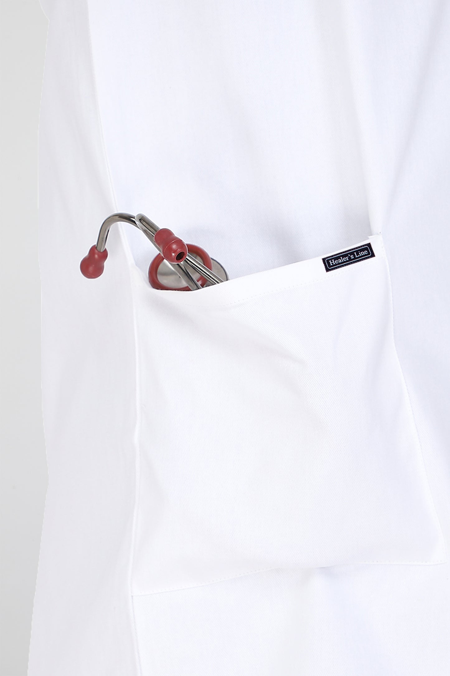 Men's Lab Coat Apron (Zipper Closure) Half Sleeve - Length 34"