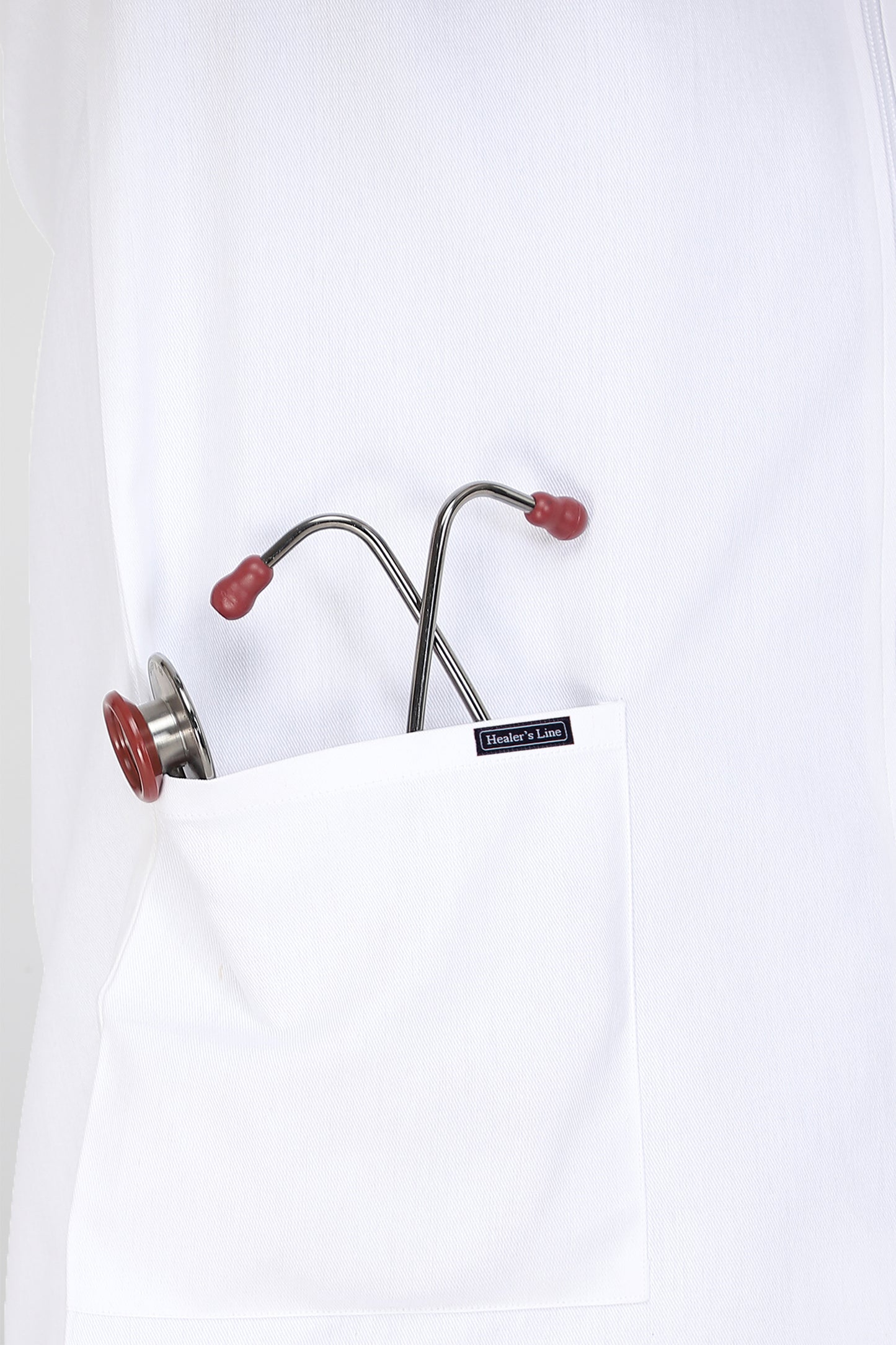 Men's Lab Coat Apron (Zipper Closure) Half Sleeve - Length 30"