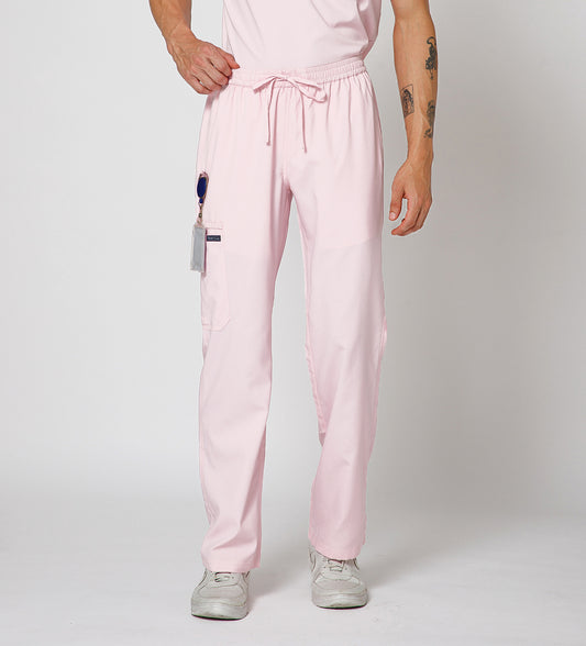 Healer's Line Men's Scrub Bottom (Baby Pink) 4 Pockets