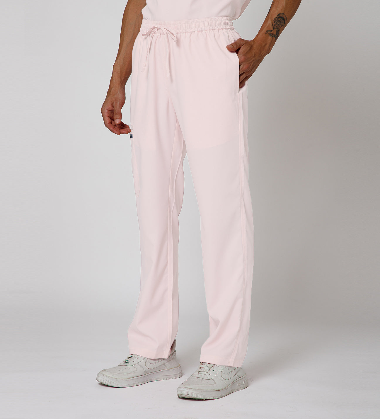 Healer's Line Men's Scrub Bottom (Baby Pink) 4 Pockets