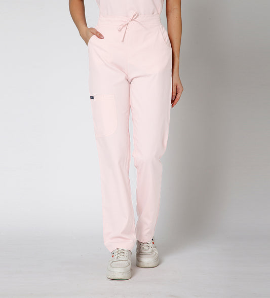 Healer's Line Women’s Scrub Bottom (Baby Pink) 4 Pockets