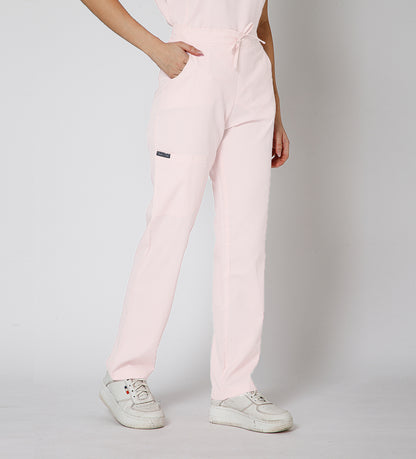 Healer's Line Women’s Scrub Bottom (Baby Pink) 4 Pockets