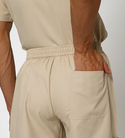 Healer's Line Men's Scrub Bottom (Beige) 4 Pockets