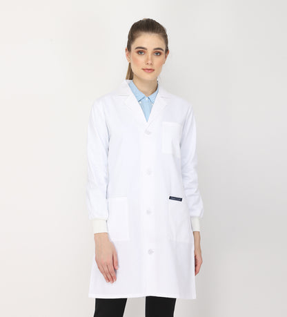 Healer's Line Women's Lab Coat (Button Closure) Length 37"