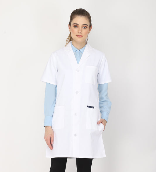 Healer's Line Women's Lab Coat (Button Closure) Length 37"