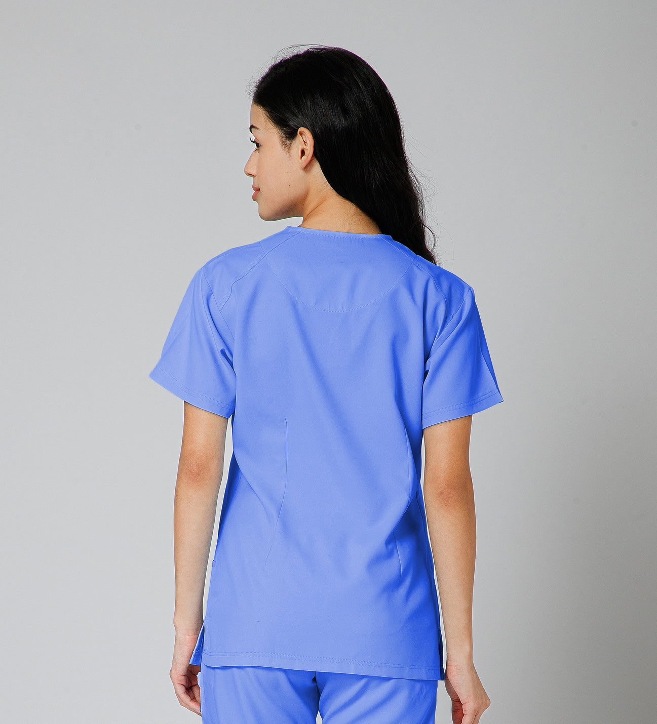 Healer's Line Classic Women’s V-Neck Scrub Top (Lavender)