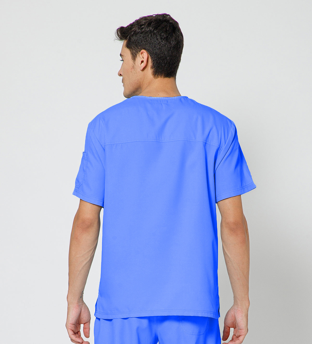 Healer's Line Classic Men’s V-Neck Scrub Top (Lavender)