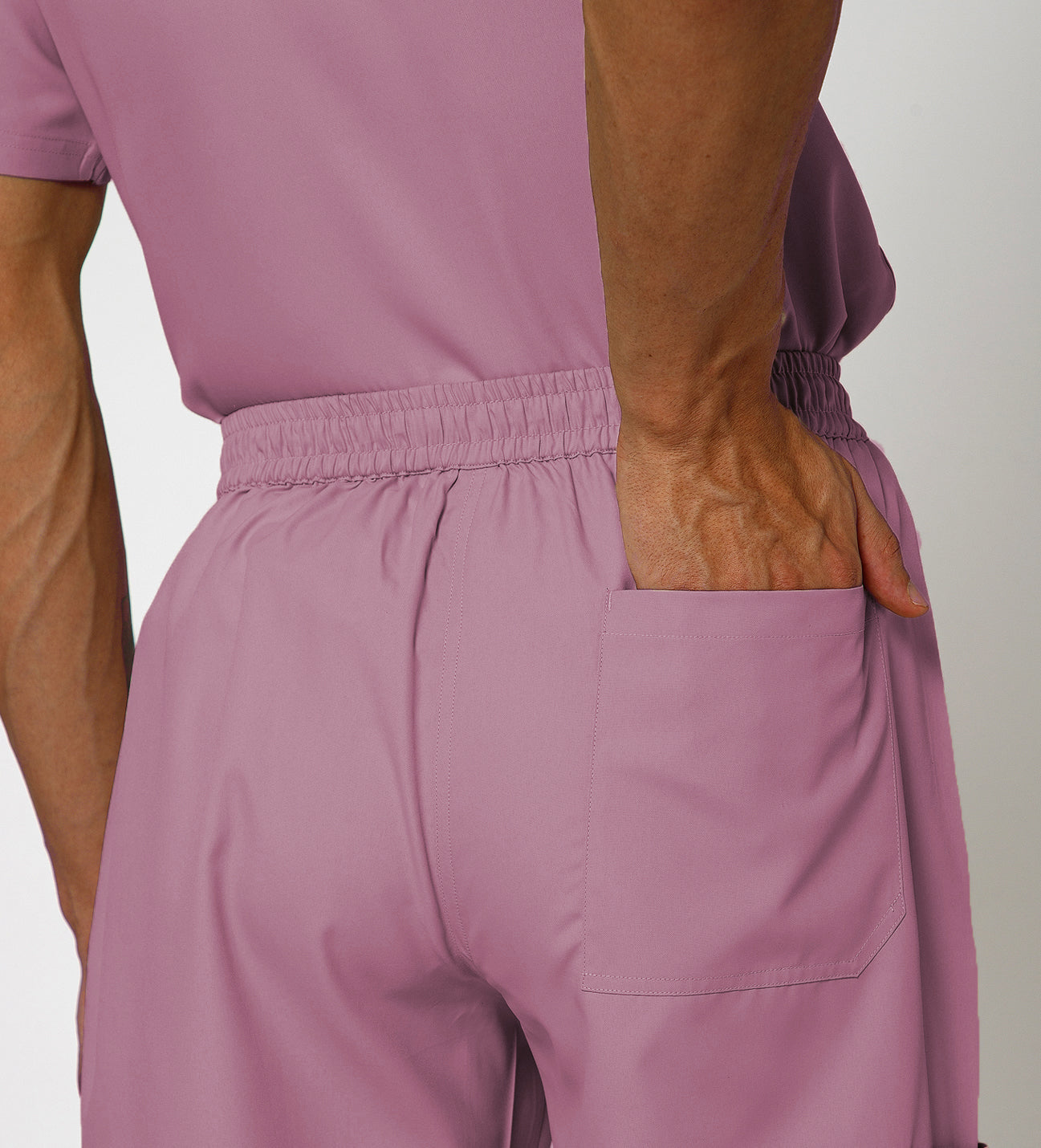 Healer's Line Men's Scrub Bottom (Mauve) 4 Pockets