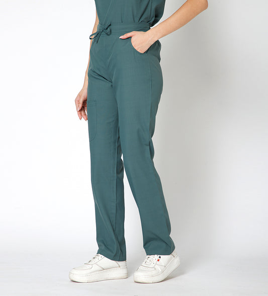 Healer's Line Women’s Scrub Bottom (Medium Olive) 4 Pockets