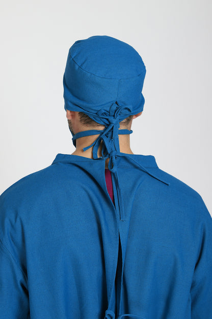 Premium Quality Men's Reusable Surgeon Gown Set (Blue)
