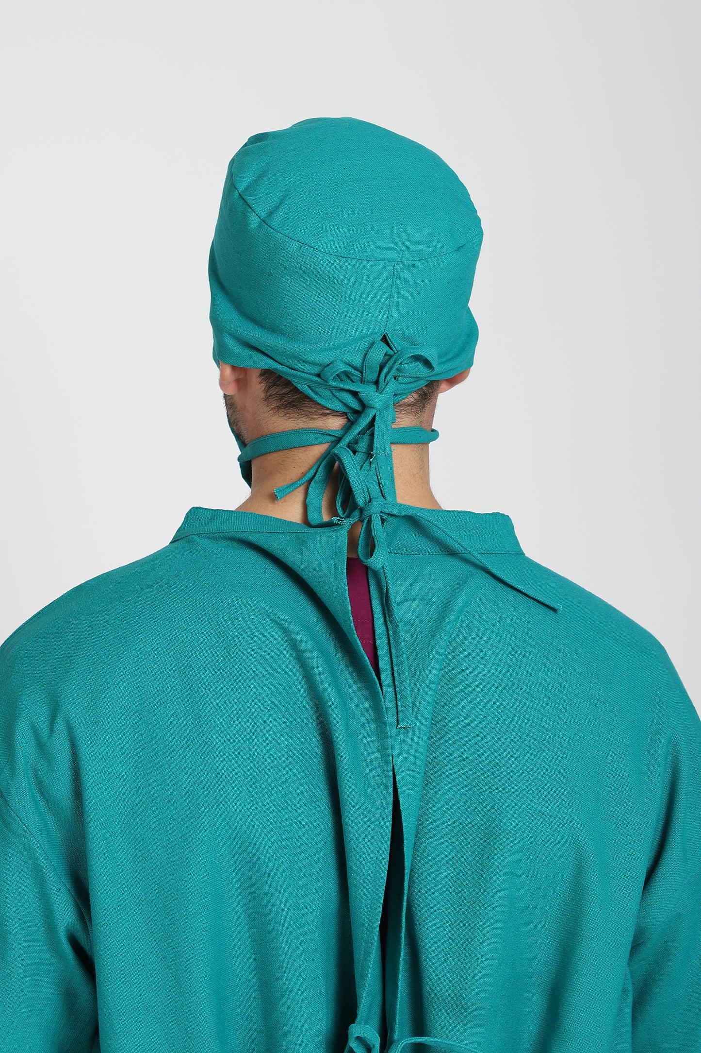Premium Quality Men's Reusable Surgeon Gown Set (Green)