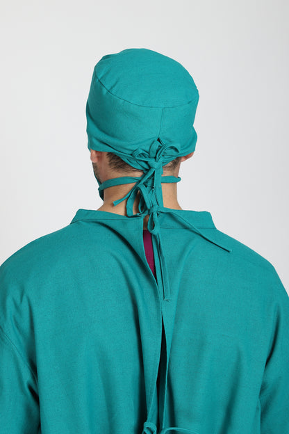 Premium Quality Men's Reusable Surgeon Gown Set (Green)