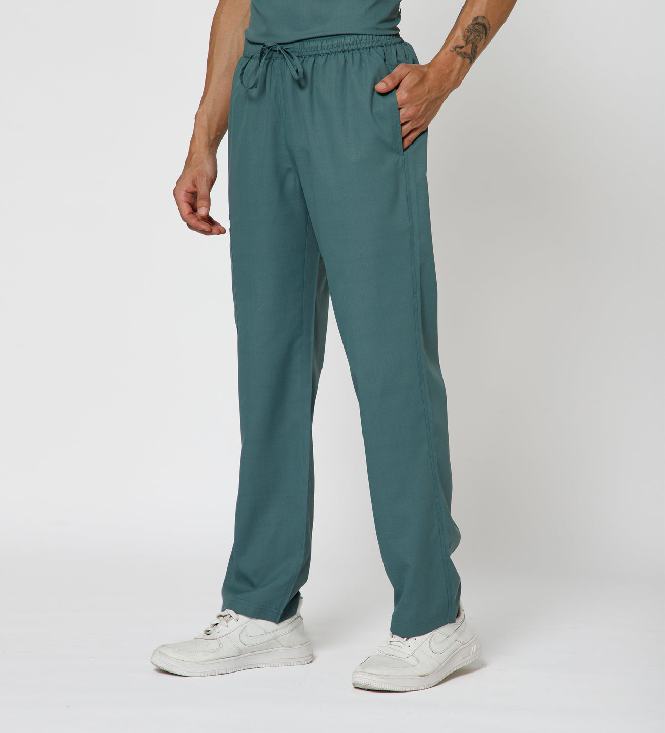 Healer's Line Men's Scrub Bottom (Medium Olive) 4 Pockets