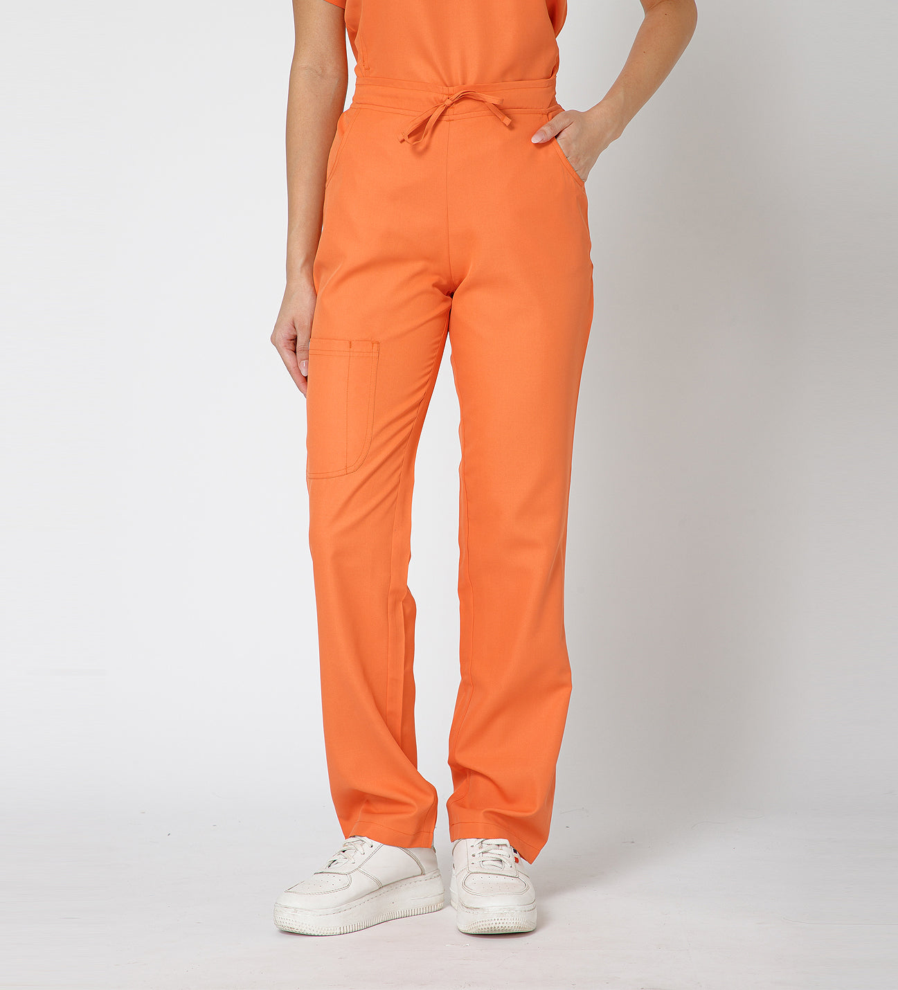 Healer's Line Women’s Scrub Bottom (Orange) 4 Pockets
