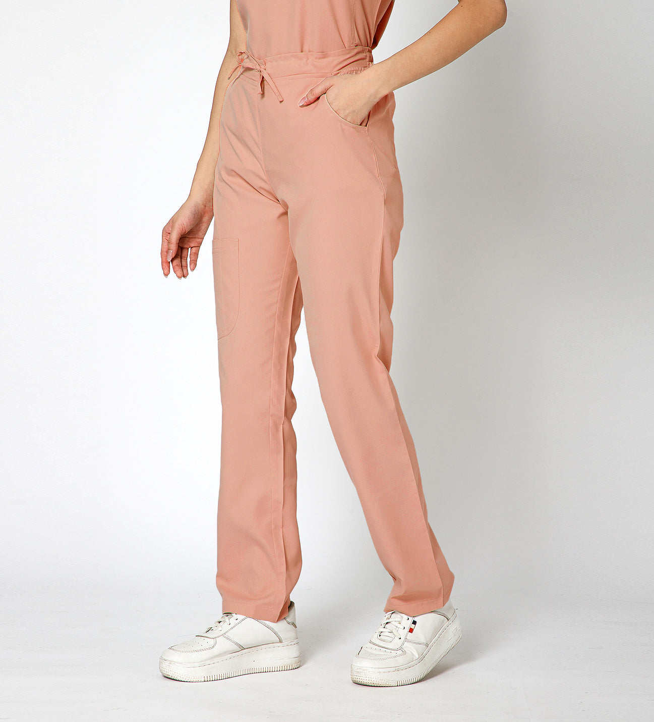Healer's Line Women’s Scrub Bottom (Peach) 4 Pockets