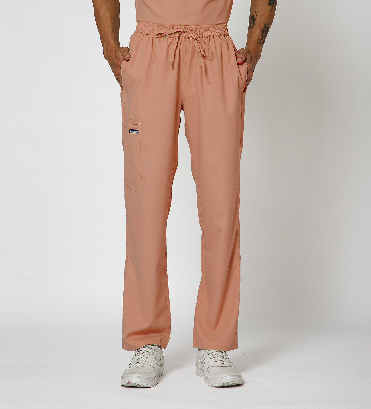 Healer's Line Men's Scrub Bottom (Peach) 4 Pockets