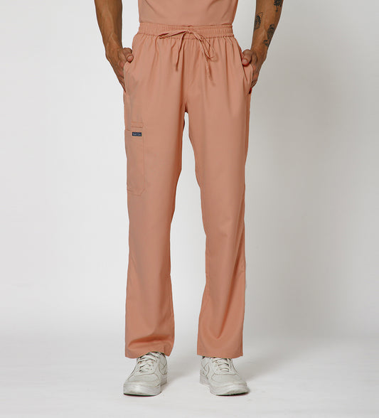 Healer's Line Men's Scrub Bottom (Peach) 4 Pockets