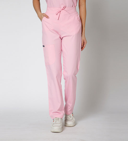 Healer's Line Women’s Scrub Bottom (Pink) 4 Pockets
