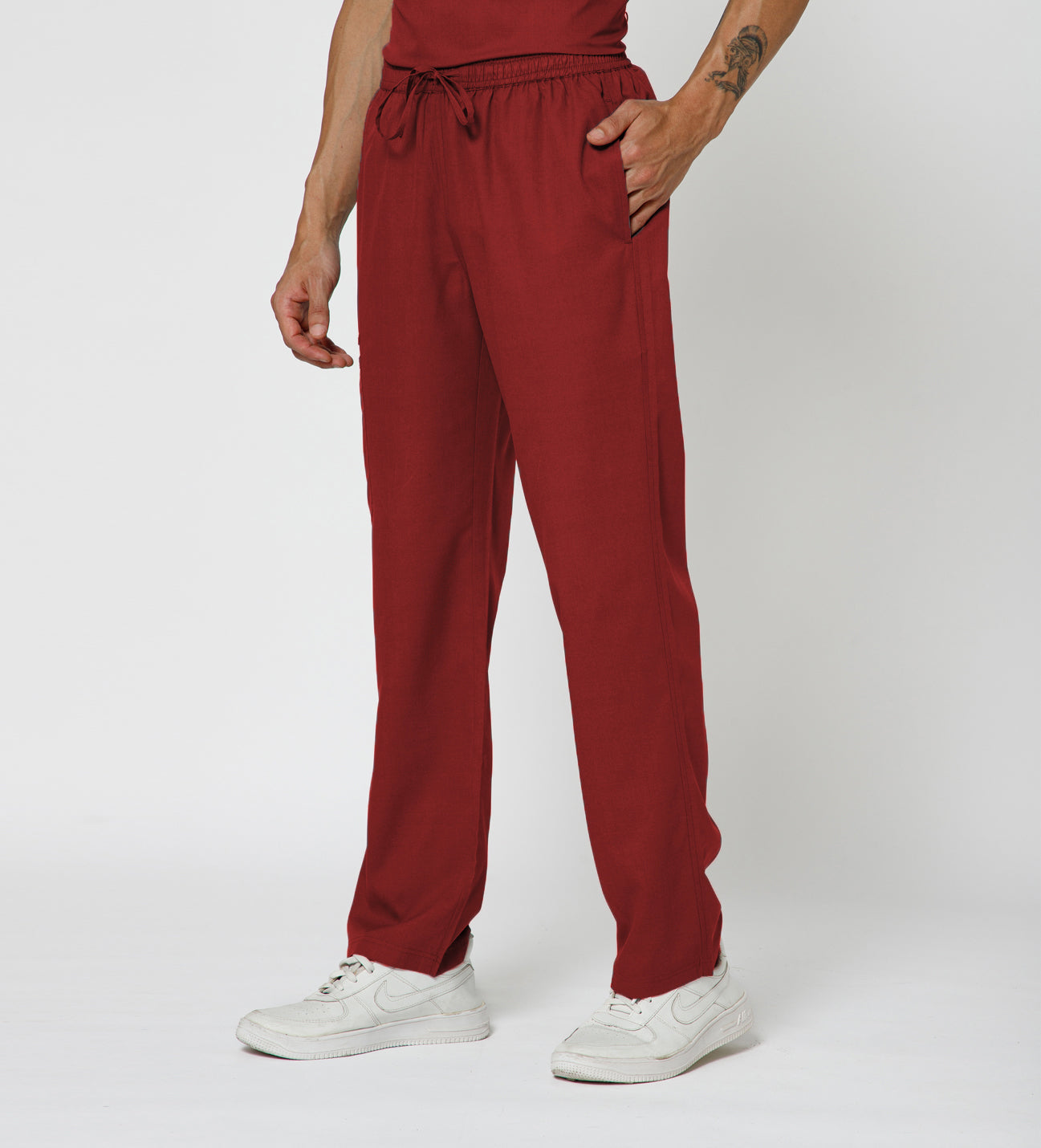 Healer's Line Men's Scrub Bottom (Red) 4 Pockets