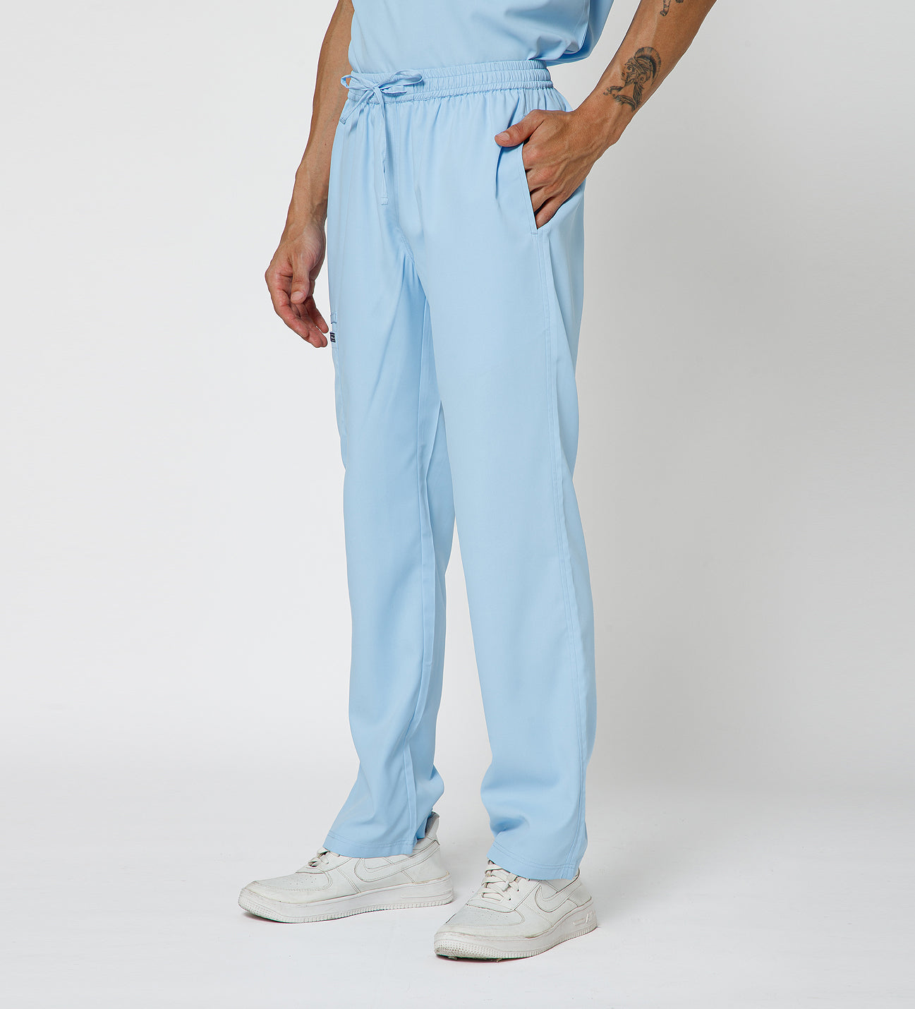 Healer's Line Men's Scrub Bottom (Sky Blue) 4 Pockets