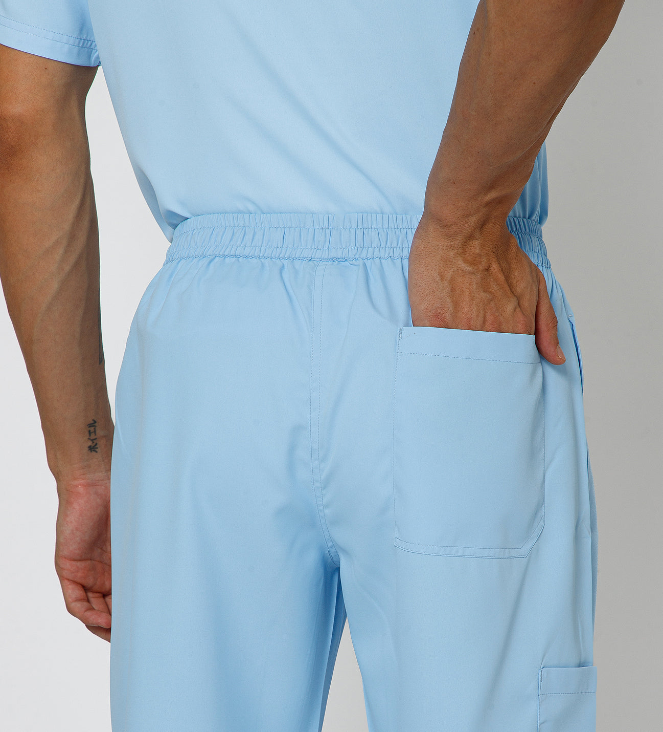 Healer's Line Men's Scrub Bottom (Sky Blue) 4 Pockets