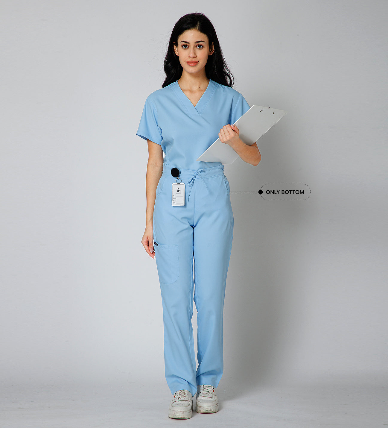 Healer's Line Women’s Scrub Bottom (Sky Blue) 4 Pockets