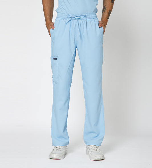 Healer's Line Men's Scrub Bottom (Sky Blue) 4 Pockets