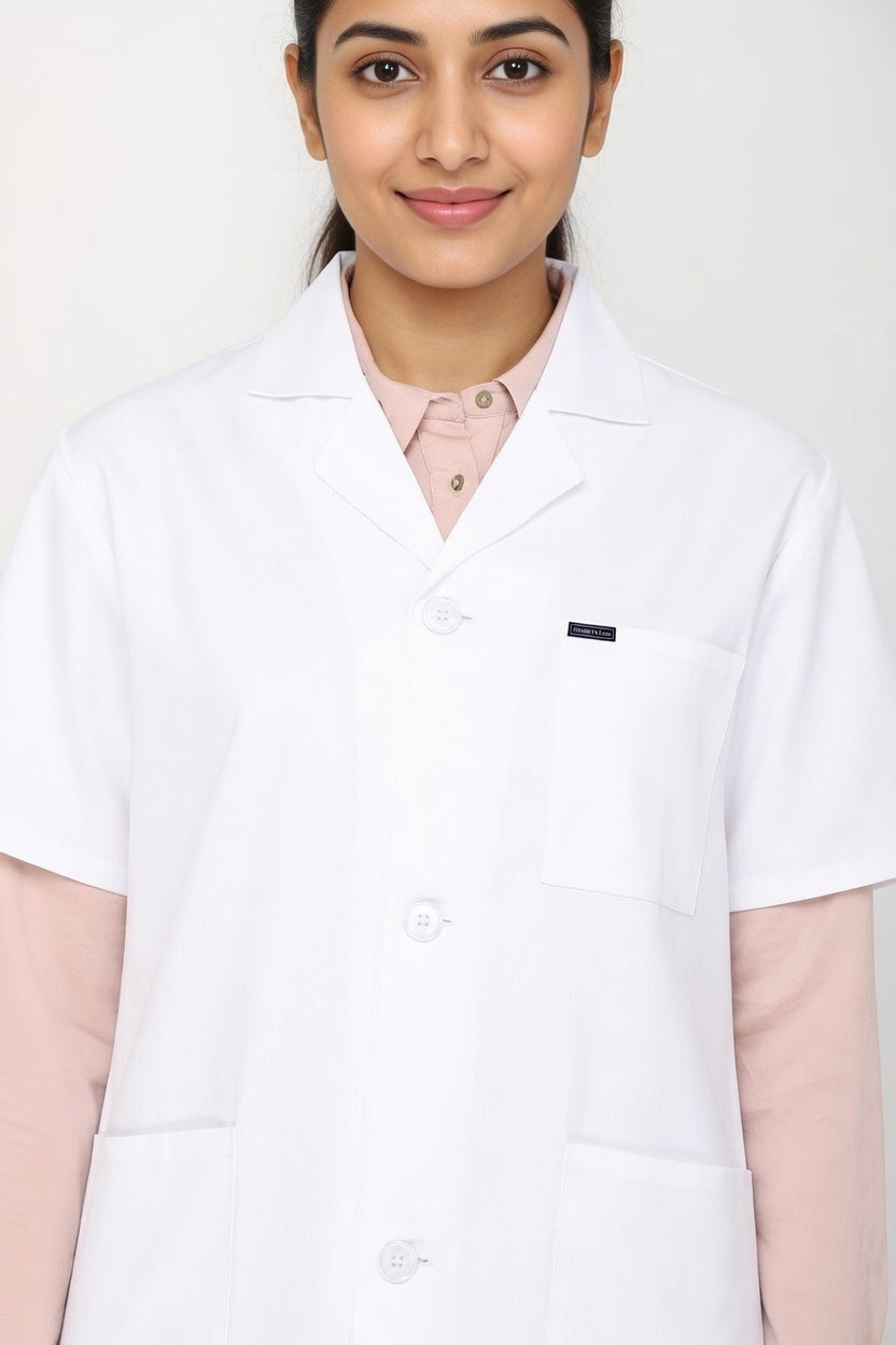 Women's Lab Coat - Button Closure – Healer's Line