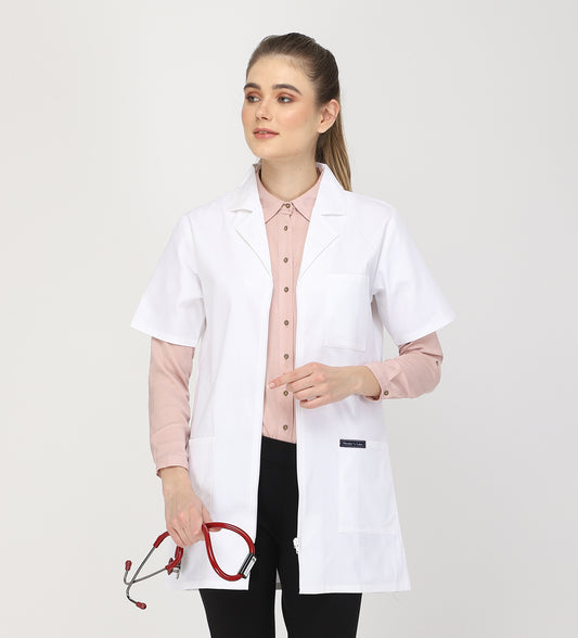 Healer's Line Women's Lab Coat (Zipper Closure) Length 32"